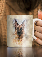 Load image into Gallery viewer, WaterColour - Custom Pet Mug - NextGenPaws Pet Portraits