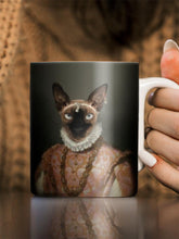 Load image into Gallery viewer, The Dame with Hairpiece - Custom Pet Mug - NextGenPaws Pet Portraits