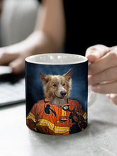 Load image into Gallery viewer, The Firefighter - Custom Pet Mug - NextGenPaws Pet Portraits
