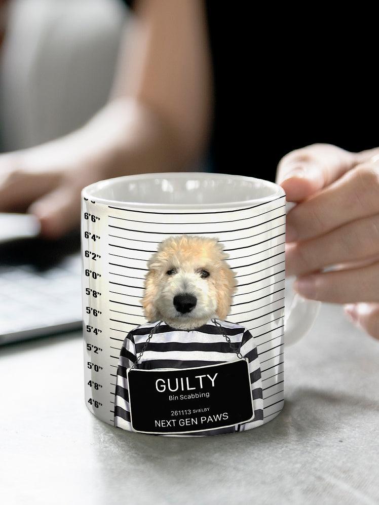The Convict - Custom Pet Mug - NextGenPaws Pet Portraits