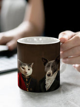 Load image into Gallery viewer, The Bourgeois Couple - Custom Sibling Pet Mug - NextGenPaws Pet Portraits
