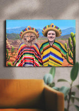Load image into Gallery viewer, The Pawnchos - Custom Sibling Pet Portrait - NextGenPaws Pet Portraits