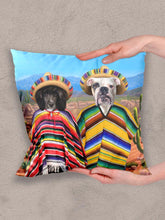 Load image into Gallery viewer, The Pawnchos - Custom Sibling Pet Pillow - NextGenPaws Pet Portraits