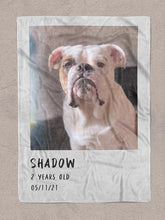 Load image into Gallery viewer, Polaroid Film - Custom Pet Blanket - NextGenPaws Pet Portraits