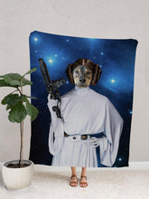 Load image into Gallery viewer, Princess Leiapaw - Custom Pet Blanket - NextGenPaws Pet Portraits
