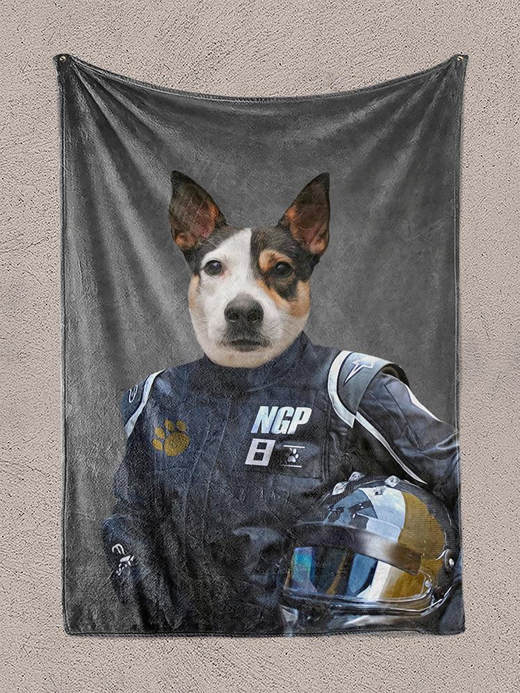 The Racer - Custom Pet Blanket - NextGenPaws Pet Portraits