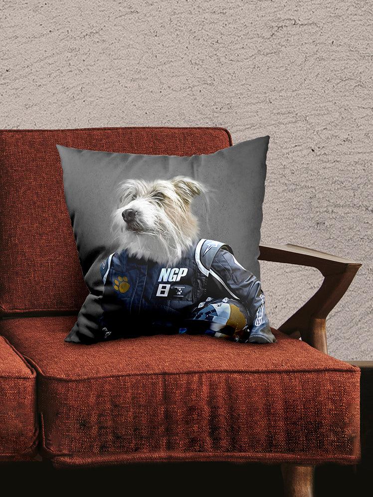 The Racer - Custom Pet Pillow - NextGenPaws Pet Portraits