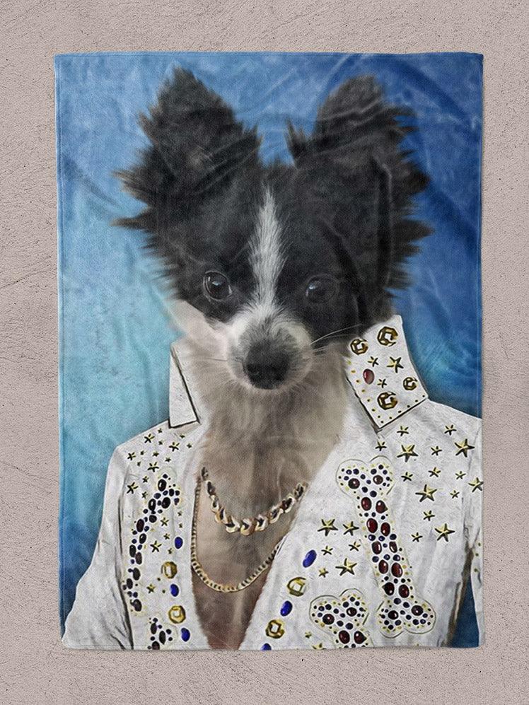 The Rock God - Custom Pet Blanket - NextGenPaws Pet Portraits
