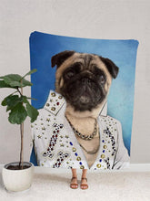 Load image into Gallery viewer, The Rock God - Custom Pet Blanket - NextGenPaws Pet Portraits