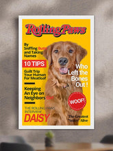 Load image into Gallery viewer, Rolling Paws Magazine Cover - Custom Pet Poster - NextGenPaws Pet Portraits