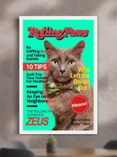 Load image into Gallery viewer, Rolling Paws Magazine Cover - Custom Pet Poster - NextGenPaws Pet Portraits