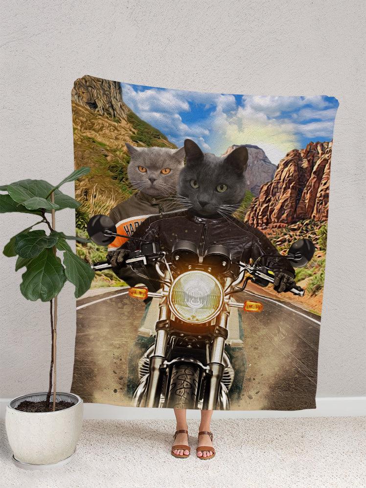 Royal Pawfield - Custom Sibling Pet Blanket - NextGenPaws Pet Portraits