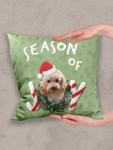 Load image into Gallery viewer, Season of Joy - Custom Pet Pillow - NextGenPaws Pet Portraits