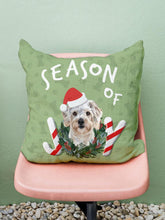 Load image into Gallery viewer, Season of Joy - Custom Pet Pillow - NextGenPaws Pet Portraits