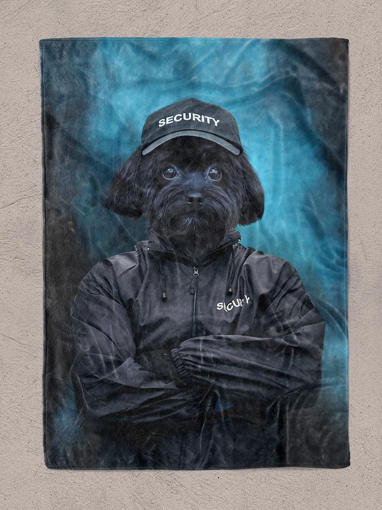 Security Paw - Custom Pet Blanket - NextGenPaws Pet Portraits