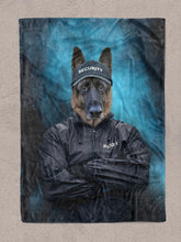 Load image into Gallery viewer, Security Paw - Custom Pet Blanket - NextGenPaws Pet Portraits