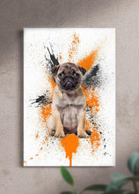 Load image into Gallery viewer, Splash Oil Painting - Custom Pet Portrait - NextGenPaws Pet Portraits