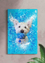 Load image into Gallery viewer, Splash Oil Painting - Custom Pet Portrait - NextGenPaws Pet Portraits