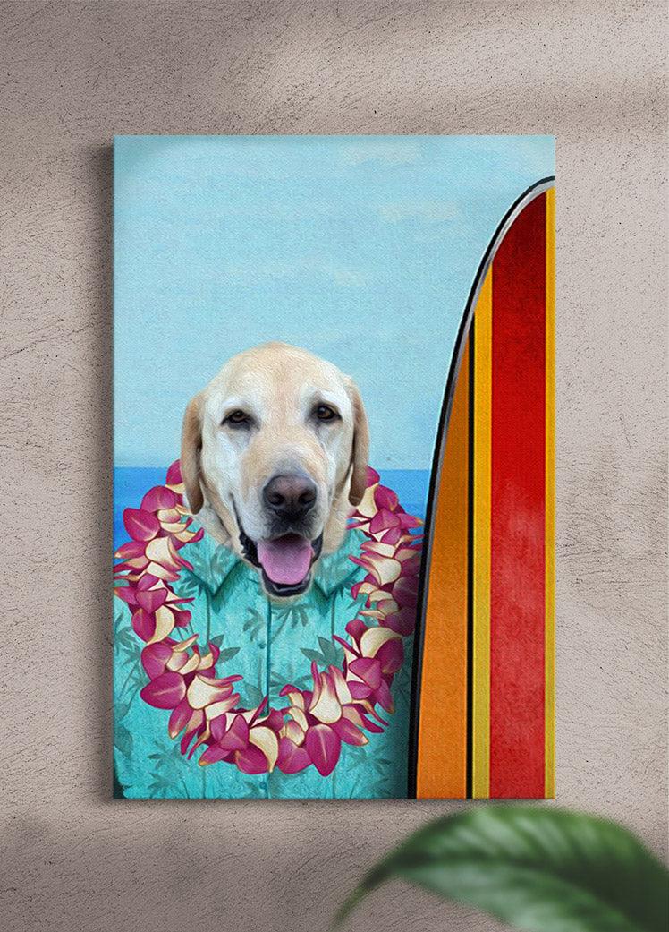 Surfer - Custom Pet Portrait - NextGenPaws Pet Portraits