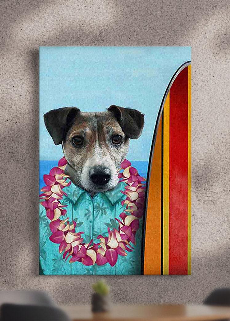 Surfer - Custom Pet Portrait - NextGenPaws Pet Portraits