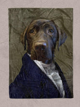 Load image into Gallery viewer, The Ambassador - Custom Pet Blanket - NextGenPaws Pet Portraits