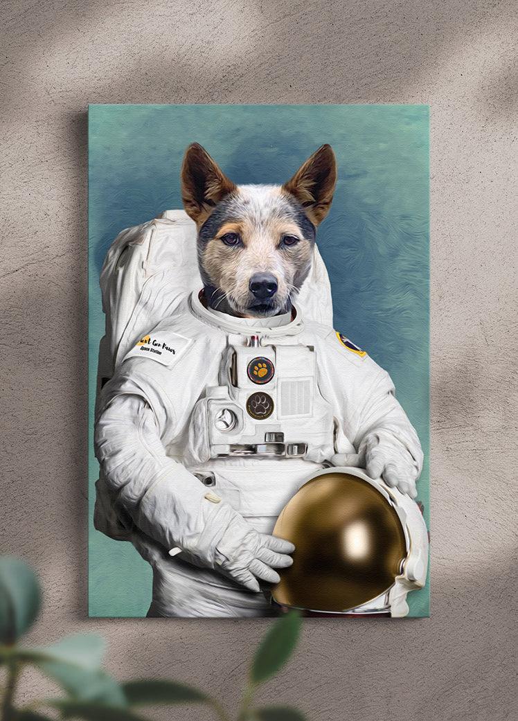 The Astronaut - Custom Pet Portrait - NextGenPaws Pet Portraits
