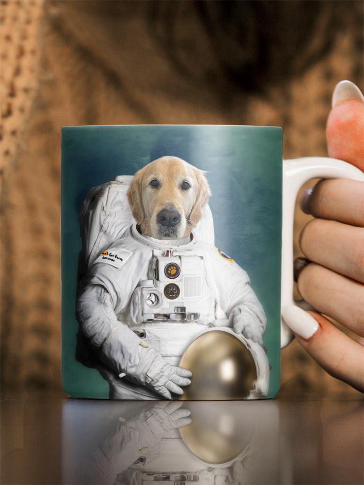 The Astronaut - Custom Pet Mug - NextGenPaws Pet Portraits