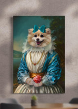 Load image into Gallery viewer, The Blue Princess - Custom Pet Portrait - NextGenPaws Pet Portraits