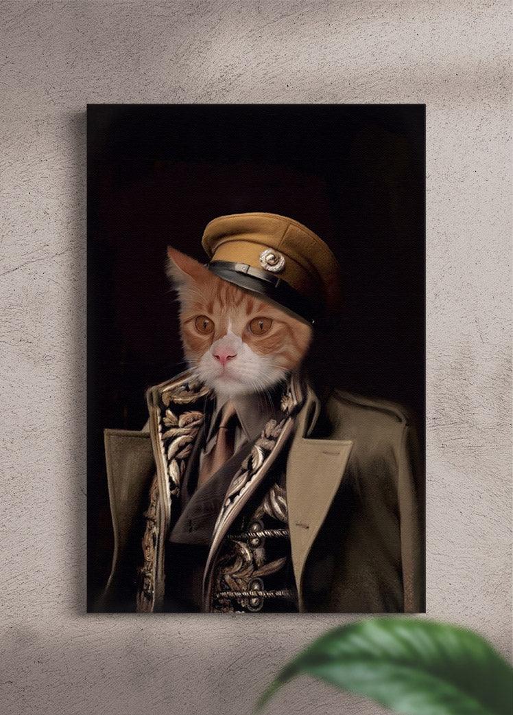 The Captain - Custom Pet Portrait - NextGenPaws Pet Portraits