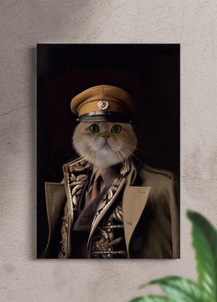 The Captain - Custom Pet Portrait - NextGenPaws Pet Portraits
