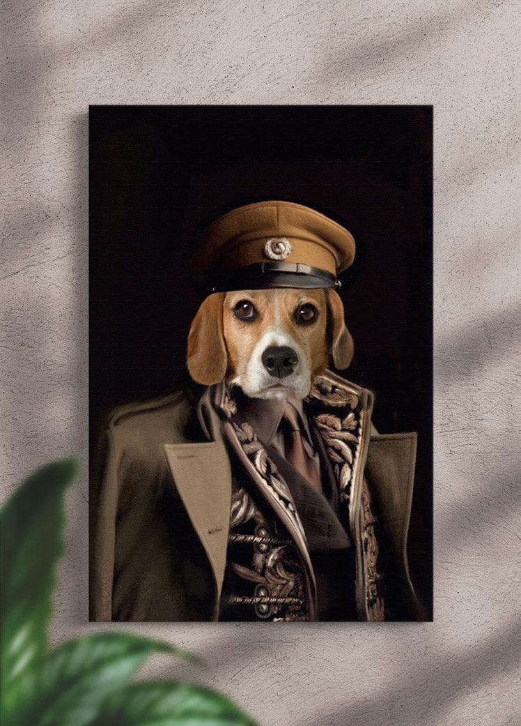 The Captain - Custom Pet Portrait - NextGenPaws Pet Portraits