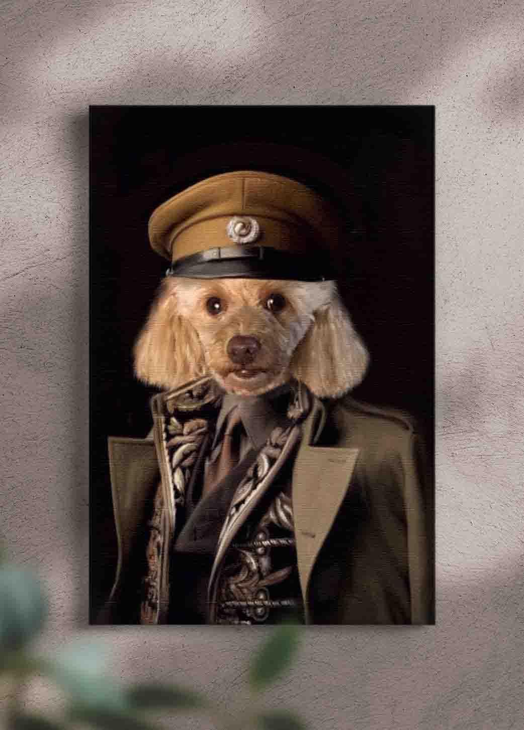 The Captain - Custom Pet Portrait - NextGenPaws Pet Portraits