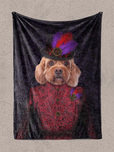 Load image into Gallery viewer, The Countess - Custom Pet Blanket - NextGenPaws Pet Portraits