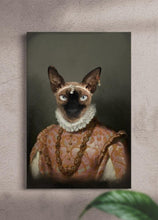 Load image into Gallery viewer, The Dame with Hairpiece - Custom Pet Portrait - NextGenPaws Pet Portraits