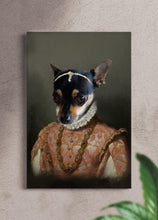 Load image into Gallery viewer, The Dame with Hairpiece - Custom Pet Portrait - NextGenPaws Pet Portraits