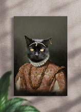 Load image into Gallery viewer, The Dame with Hairpiece - Custom Pet Portrait - NextGenPaws Pet Portraits