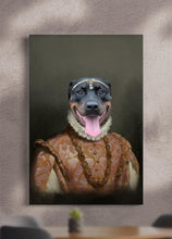 Load image into Gallery viewer, The Dame with Hairpiece - Custom Pet Portrait - NextGenPaws Pet Portraits