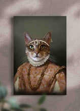 Load image into Gallery viewer, The Dame with Hairpiece - Custom Pet Portrait - NextGenPaws Pet Portraits