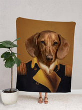 Load image into Gallery viewer, The Earl - Custom Pet Blanket - NextGenPaws Pet Portraits