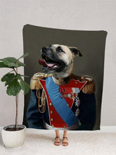 Load image into Gallery viewer, The General - Custom Pet Blanket - NextGenPaws Pet Portraits