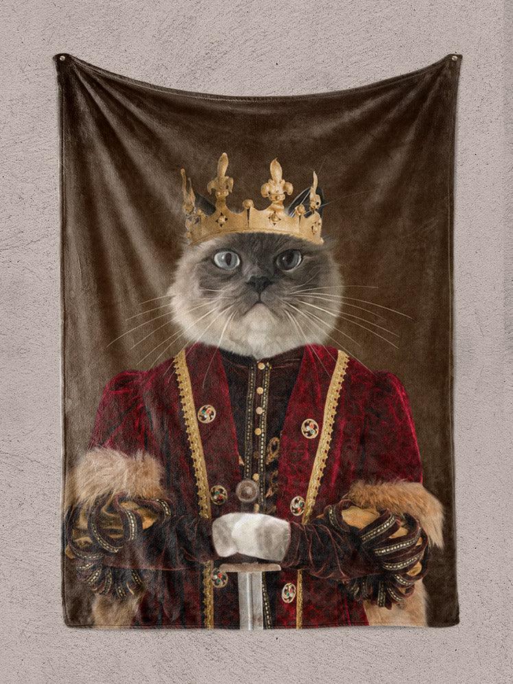 The King - Custom Pet Blanket - NextGenPaws Pet Portraits