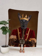 Load image into Gallery viewer, The King - Custom Pet Blanket - NextGenPaws Pet Portraits