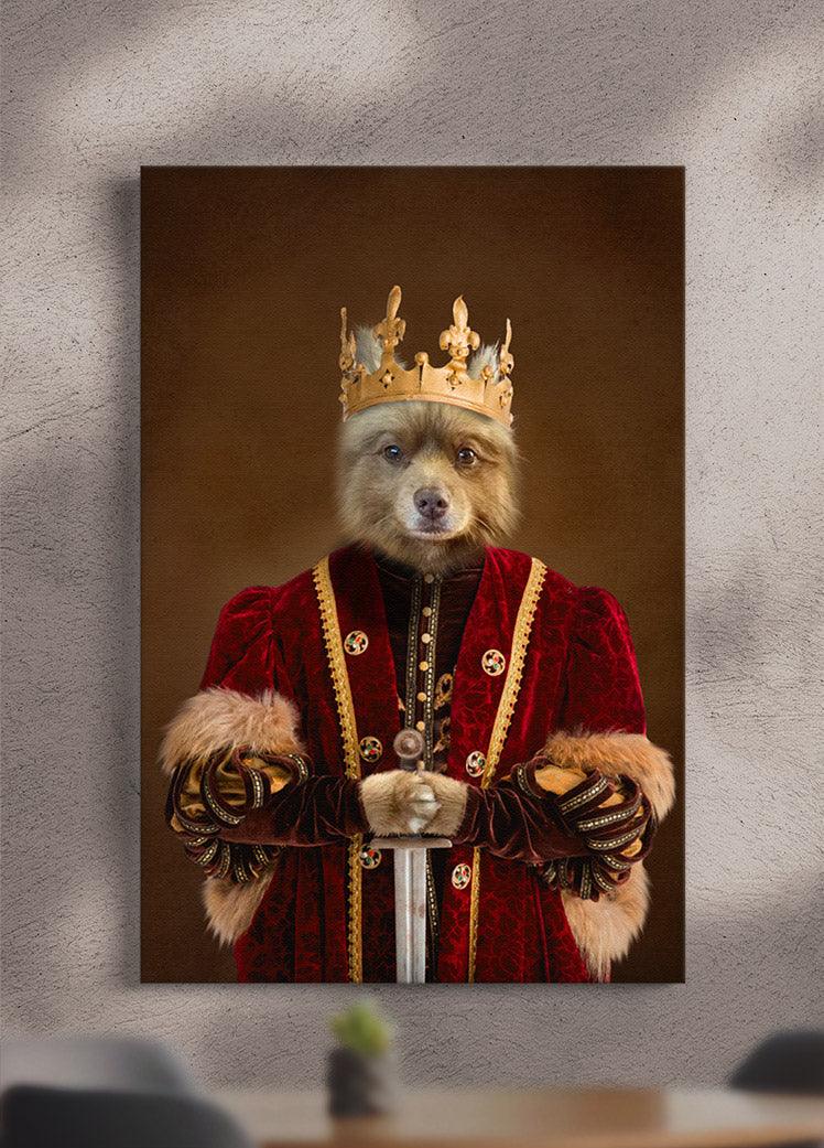 The King - Custom Pet Portrait - NextGenPaws Pet Portraits