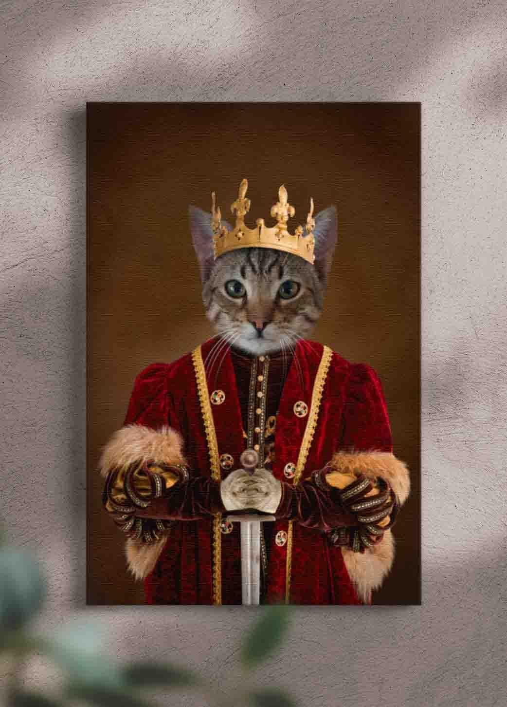 The King - Custom Pet Portrait - NextGenPaws Pet Portraits