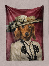 Load image into Gallery viewer, The Lady with Style - Custom Pet Blanket - NextGenPaws Pet Portraits