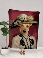 Load image into Gallery viewer, The Lady with Style - Custom Pet Blanket - NextGenPaws Pet Portraits