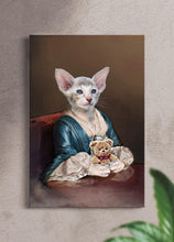 Load image into Gallery viewer, The Lady with Bow - Custom Pet Portrait - NextGenPaws Pet Portraits