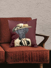 Load image into Gallery viewer, The Lady with Style - Custom Pet Pillow - NextGenPaws Pet Portraits