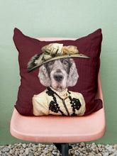 Load image into Gallery viewer, The Lady with Style - Custom Pet Pillow - NextGenPaws Pet Portraits