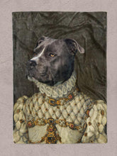 Load image into Gallery viewer, The Noblewoman - Custom Pet Blanket - NextGenPaws Pet Portraits